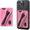 NHQZ Lipgloss-Schutzhülle für Handy, lipgloss handyhülle，handyhülle lipgloss halter，seidiges Silikon, Lippenhalter, zum Aufkleben, kompatibel mit iPhone, Samsung, Android-Smartphones, Rosa, 1 Stück