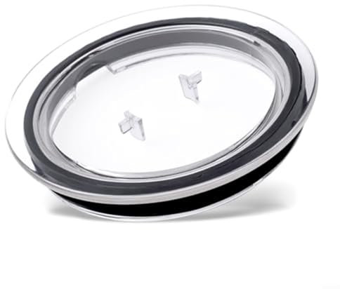SMZhomeone Coperchio montalatte 93271 compatibile con i modelli 3593 e 3594, coperchio in plastica trasparente con guarnizione in silicone, design a prova di perdite, 9 cm (A)