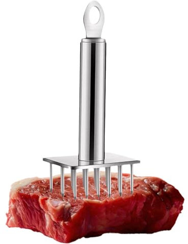 Fleischklopfer - Fleischklopfer mit Edelstahlnadel | Fleischklopfer | Fleischklopfwerkzeug mit Hefter, robuste Werkzeuge für Fleisch und Geflügel