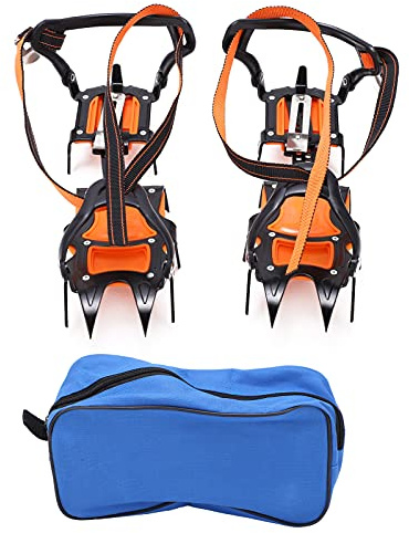 Culnflun Crampons Anti Slip 12 Denti ad alta resistenza Stilla forte Stilling Ice Gatte per il Deserto della Giornata della neve