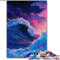 1000-teiliges Puzzle für Erwachsene Die große Welle vor Kanagawa aus Pappe, interaktives Familienspiel, Heimdekoration zum Selbermachen, anspruchsvolles Denkspiel als Geschenk, 1000 Teile(26x38cm)
