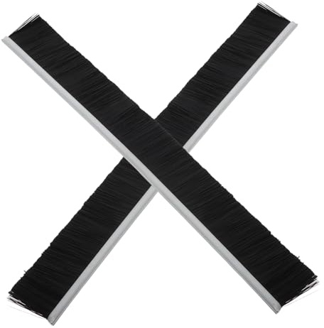 TOYANDONA 2 Stück Briefkastenbürstendichtungsstreifen Bürstendichtung Selbstklebend Gegen Staub Und Feuchtigkeit Nylon Bürstendichtung Für Briefkastenklappe Büro- Und Hausbriefkästen 11.81X1.18X0.20In