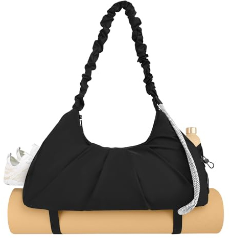Dizdvizd Bolsa Deporte, Bolsa de Gimnasio Mujer con Compartimento Zapatos y Compartimento Mojado, Bolsa de Viaje Pequeña, Bolsa Deporte Niña Yoga Impermeable, Fitness, Natación