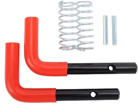 Vikye 6-teiliges Sicherungsstift-Set 67844, Sicherungsstift-Set für Schneepflugständer aus Metall, Ersatz für Western HTS Pro Pflugserie, 2 Stifte, 2 Clips, 2 Federn