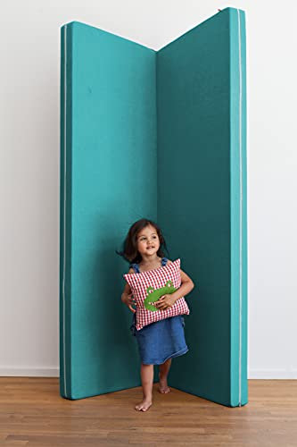 Kindersofa, Gästebett, Spielmatte - langlebig (türkis)