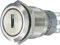 TRU COMPONENTS 701824 LAS1-AGQ-22Y/31 Vandalismusgeschützter Schlüsselschalter 250 V/AC 5 A 2 x Ein/Aus/Ein 2 x 45 ° IP