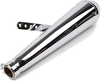 Echappement Cafe Racer Cone pour Kawasaki Zephyr 1100/750/ 550 Chrome