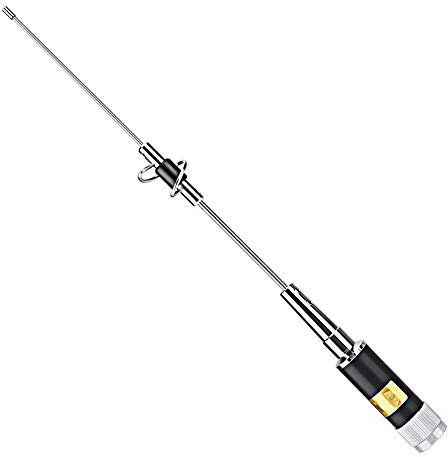 ASHATA Mobile Radio Antenna, Tram 1180 Amateur Dual-Band NMO 12 Inch Antenna VHF 144-148 and UHF 144/430MHz for Mobile Radios