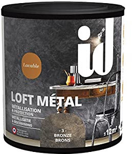 Finition BRONZE LOFT METAL Metallisation & Protection 600ml - ID Paris