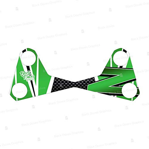 Adesivo Resinato Protezione Piastra di Sterzo Compatibile con Kawasaki Z750 Z1000 Z 750 Z 1000