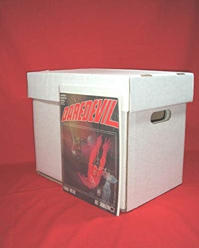 Incognito Comics Comic Book Storage BUNDLE OF 6 CARDBOARD A4 FILING STORAGE BOXES WITH LIDS - Ideal For Magazines And Office Filing