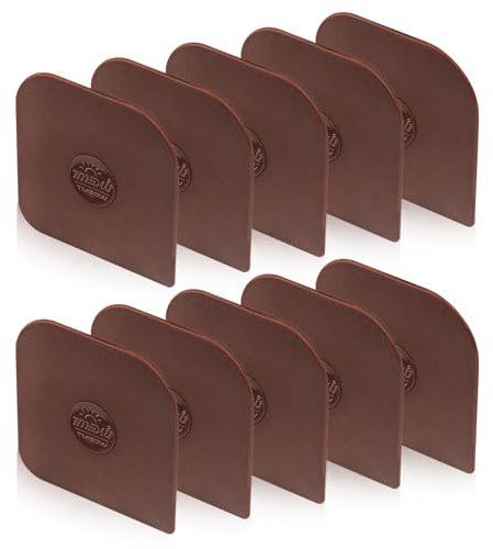 Pan Scraper, 10 Pcs Pot Scraper Plastic, Dish Scraper, Multifunctional Scraper Tool for Kitchen, Non-Slip, Food Safe, High Heat Resistant