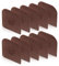 Pan Scraper, 10 Pcs Pot Scraper Plastic, Dish Scraper, Multifunctional Scraper Tool for Kitchen, Non-Slip, Food Safe, High Heat Resistant