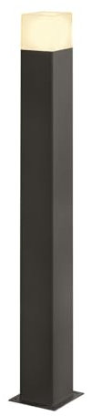 SLV Stehleuchte GRAFIT 90 / Außen-Beleuchtung für Wege, Wände, Eingänge, LED Outdoor Garten-Lampe / E27 IP44 11W anthrazit