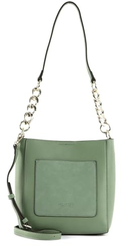 Seidenfelt Manufaktur SFM239 Midi Hobo sage,gold Metall