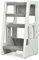 GOPLUS Tour d’Apprentissage pour Enfant 18-60 Mois avec Hauteur Réglable 30/40/50cm, Escabeau de Sécurité Enfant avec Garde-Corps et Coussinets Antidérapants,Assistant pour Tout-Petits (Gris)