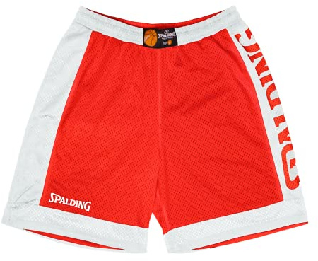 Spalding Reversible Basketballshorts Herren rot/weiß, M