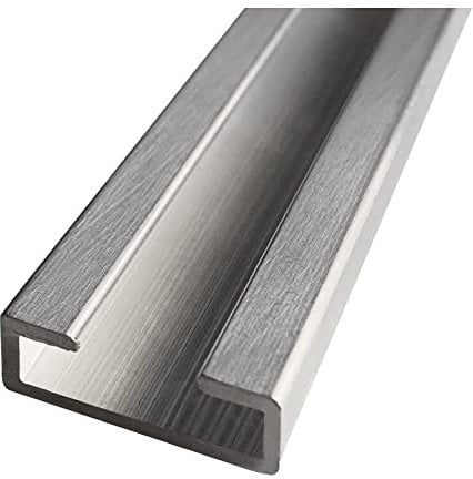 Rail de fixation en aluminium. Rail Alu pour panneau -