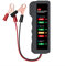 12V Tester Strumento diagnostico per Presa accendisigari per Auto con rilevatore di alternatore Digitale per Batteria con 6 indicatori LED