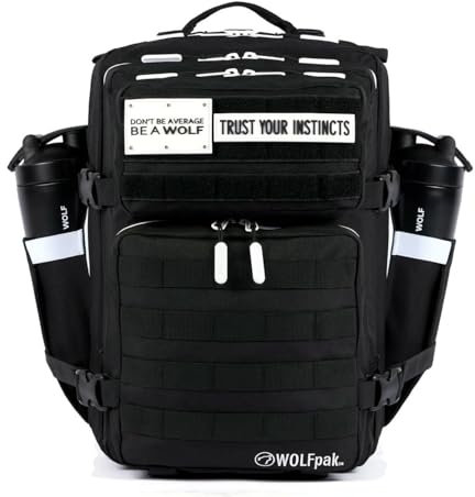 WOLFpak 35 l Rucksack, Alpha-Schwarz-Weiß-Akzente, One-Size, Rucksack