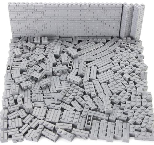 Feleph 260 pièces Ensemble de Briques de maçonnerie Blocs de Construction Multicolores pour Murs MOC Pièces et Morceaux Divers Ensemble de Jouets en Vrac Compatible avec Les Grandes Marques
