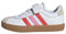 adidas VL Court 3.0 Hook And Loop Shoes Kids, Sneaker Unisex - Bambini e Ragazzi, Ftwr White Bright Red Bliss Pink, 30.5 EU