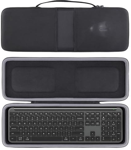 co2CREA Hard Travel Carrying Case for Logitech MK950 Signature Slim Wireless Keyboard and Mouse Combo,Case only