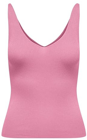 JDY Damen Jdynanna S/L Top KNT Noos Tragetasche, Sachet Pink, L EU