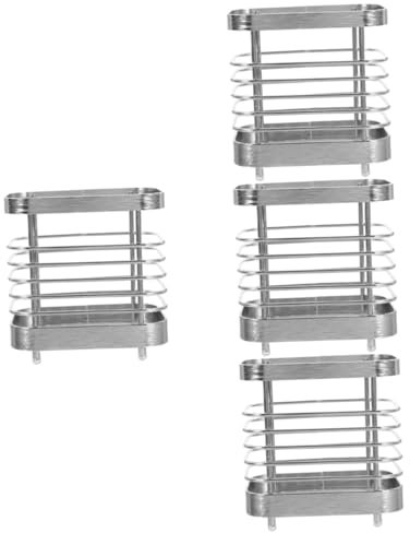 Alipis 4 Pezzi Porta-bacchette E Posate Scatola Di Scolo Multifunzionale Per Cucina Da Bancone
