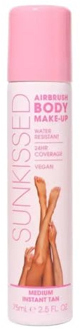 Sunkissed Maquillaje corporal con aerógrafo, mediano, 75 ml