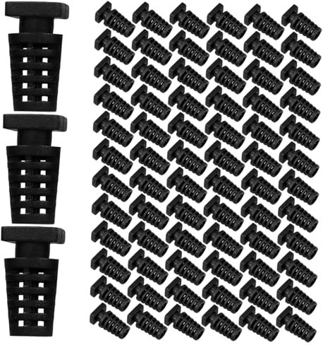 CANIGHT 100pcs Cable Protector Strain Relief Connectors Electrical Wire Strain Relief Protector for Projects