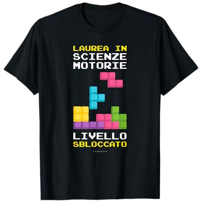 LUMOMIX Maglietta Laurea Scienze Motorie - Regalo Laureato Maglietta