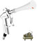 Qixora Pistola de Limpieza en Seco, 6-9.2 Bar Pistola de Limpieza en Seco 60 dB Alta Eficacia Pistola de Aire Comprimido Adecuado para Interiores de Automóviles,Volantes,Salpicaderos,Muebles,Alfombras