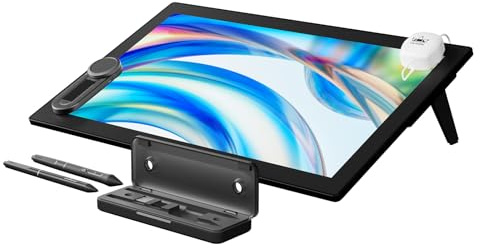 HUION KAMVAS Pro 24 Gen 3 UHD Drawing Tablet with Screen PenTech 4.0 23.8 | Dual 16384 Pen Pressure Stylus, 4K UHD, 99% Adobe RGB, Touch Screen, Full Laminated Anti-Glare, Wireless Keydial
