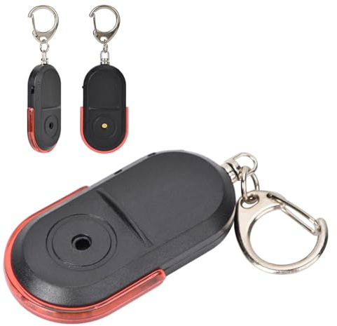 Localizador Inalámbrico de Llaves con Alarma por Silbido y Luz LED Ideal para Encontrar Carteras Mochilas y Objetos Personales de Forma Rápida y Sencilla