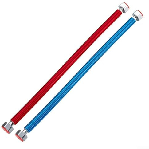 Edelstahl-Wasserschlauch-Anschluss, flexibles Design für einfache Installation und zuverlässige Leistung (30 cm)