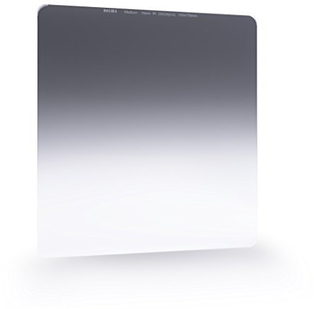 NiSi Verlaufsfilter 150x170mm GND4 0.6 Medium (2-Blenden) - Rechteckfilter aus optischem Glas mit mehrschichtiger Nanobeschichtung und IR-neutralem für 150mm System Filterhalter