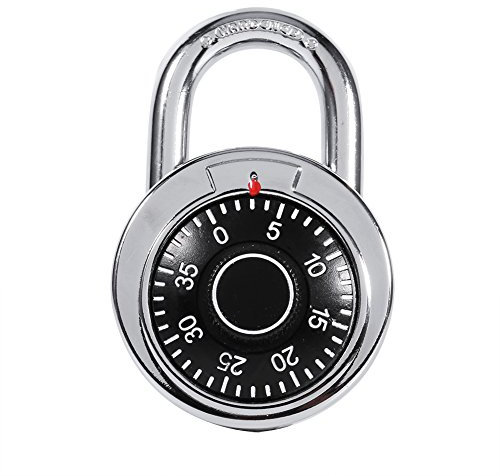 Kombinationsschloss Round Dial Dreh Vorhängeschloss Digital Code Passwortsperre für Gepäck Koffer Fahrrad Koffer Schubladenschrank