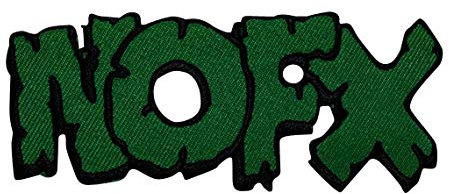 LipaLipaNa NOFX Aufnäher Besticktes Patch zum Aufbügeln Applique Souvenir Zubehör