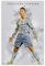 DSGFR Cristiano Ronaldo 13 Fußball-Superstar-Poster, dekoratives Gemälde, Leinwand, Wandkunst, Wohnzimmer, Poster, Schlafzimmer, Gemälde, 60 x 90 cm