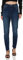 NA-KD Skinny High Waist Raw Hem Jeans, Azul Oscuro, 40 para Mujer