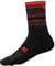 Ale Calze Uomo Ciclismo Scanner H16 Cm (M, NERO-ARANCIO FLUO)