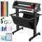 VEVOR Vinyl Schneideplotter Max. Papiereinzug 720 mm, Folienplotter Schneidkraft 500 g, Plotterschneider mit optisches Auge, Signmaster-Software, Schrittmotor, Plotter Halbautomatisch mit Ständer