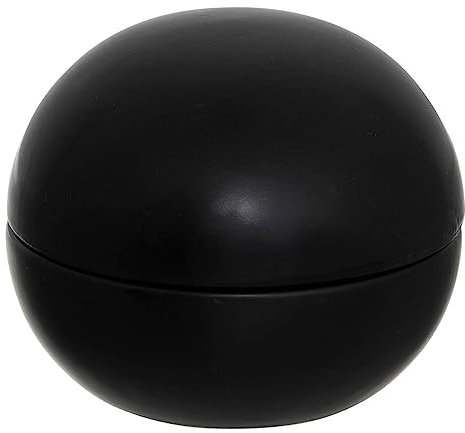 Atmosphera - Aschenbecher Keramik - schwarz - D.10 cm - Schwarz