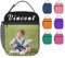 Bolsa de almuerzo personalizada, lonchera aislada con foto personalizada, bolsa térmica de doble compartimento con hombro para niñas, niños y adultos, bolsa de almuerzo para picnic/trabajo/escuela