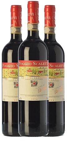 Podere Poggio Scalette Sangiovese Chianti Classico 75 cl (Schachtel mit 3 Flaschen von 75 cl)