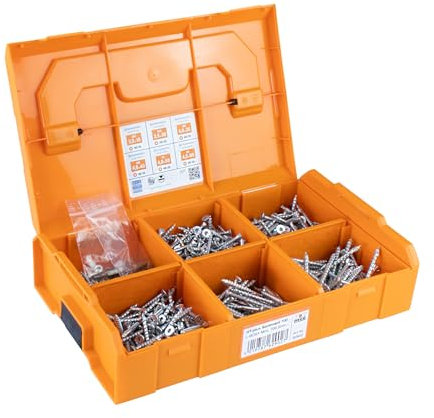 Heco Sortimentskoffer 700 TOPIX-plus, L-BOXX Mini mit 700 Schrauben