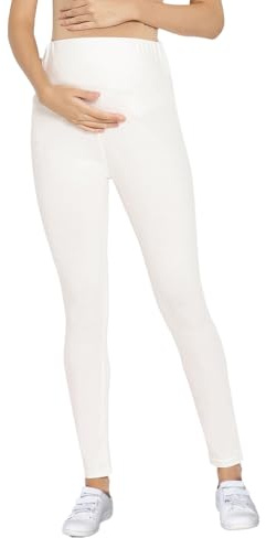 Lyra mammaleggings med övermagen, Vit, S