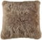 Kuhfelle Online & Nomad Lammfell Kissenbezug 50 x 50 cm Fellkissen aus echtem Island Lammfell in div Farben (Taupe)