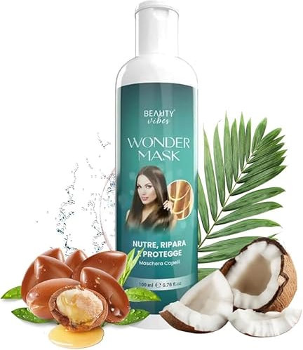 AlohaLabs Wonder Mask Haarmaske Diamond Luxury | Professionelle Glättende Haarpflege für Strapaziertes, Trockenes und Geschädigtes Haar